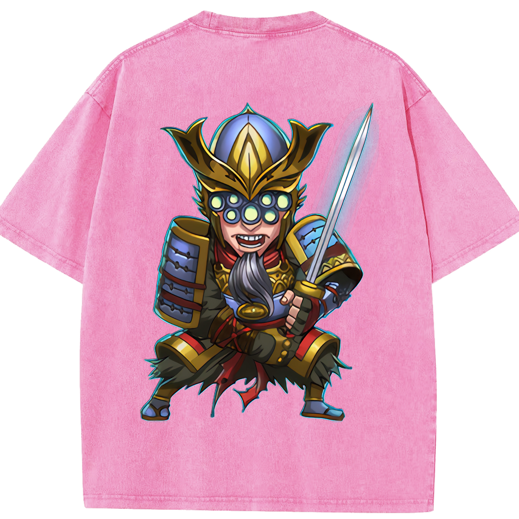 リーグ・オブ・レジェンド League of Legends LOL 綿100% ヴィンテージ風 半袖Tシャツ（背面プリント）